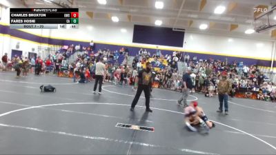 70 lbs Round 1 - Charles Broxton, Grizzlies Wrestling Club vs Fares Hosni, C2X Academy