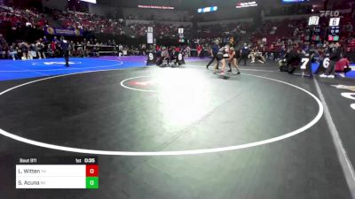 182 lbs Consi Of 16 #2 - Logan Witten, Trabuco Hills (SS) vs Sonny Acuna, Northview (SS)