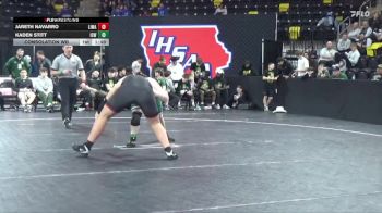 285 lbs Consolation Wb - Kaden Stitt, Iowa City, West vs Jareth Navarro, Linn-Mar