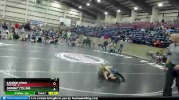 45 lbs Semis & Wb (16 Team) - Dominic Collins, Utah Gold vs Landon Khan, Bear Cave