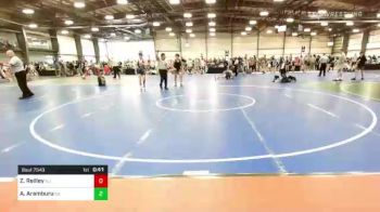 138 lbs Consi Of 16 #1 - Zach Reilley, NJ vs Antonio Aramburu, CA