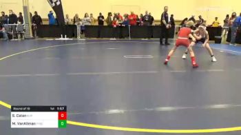 90 lbs Prelims - Sam Caton, Slippery Rock vs Mason VanAllman, Tyrone