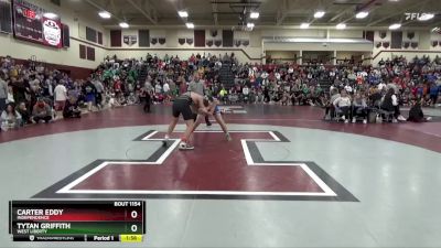 175 lbs Cons. Round 3 - Carter Eddy, Independence vs Tytan Griffith, West Liberty