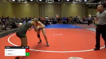 Match - Amara Juarez, Citrus Valley High School vs Taylor Miess, Chatfield Wrestling Club