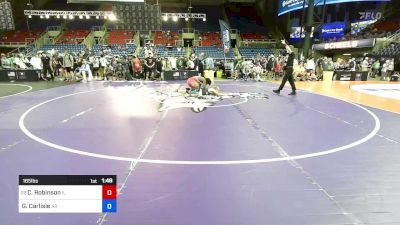 165 lbs Cons 32 #1 - Corey Robinson, IL vs Gideon Carlisle, AR