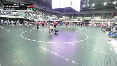 150 lbs Jacksyn Thorpe, Kaukauna vs Cole Lejon, Brown Deer/Mess./Shore.