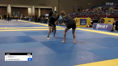 JULIA MAELE vs AMANDA DEAN BRUSE 2024 Pan IBJJF Jiu-Jitsu No-Gi Championship