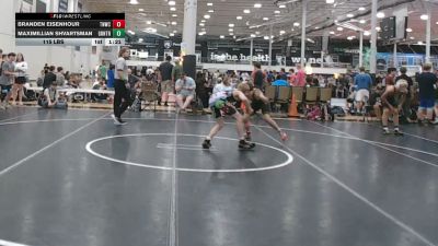 115 lbs Semifinal - Branden Eisenhour, TNWC Silver Fox - HSC vs Maximillian Shvartsman, GT Kombat - HSC