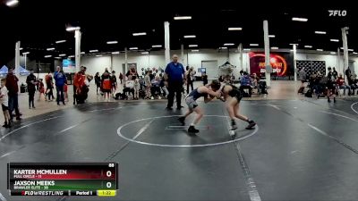 88 lbs Semis (4 Team) - Karter McMullen, Full Circle vs Jaxson Meeks, Brawler Elite