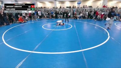 46 lbs 5th Place Match - Luis Lopez, Maverick Elite Wrestling Club vs Anthony Arroyos, Takedown Elite Wrestling