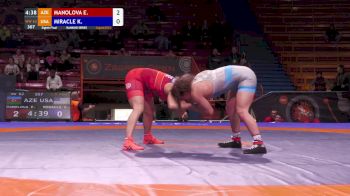 62 kg - Kayla Miracle, USA vs Elis Manolova, AZE