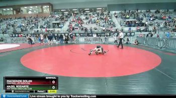 65-70 lbs Semifinal - Hazel Rodarte, Mat Demon Wrestling Club vs Mackenzie Dolan, Team Real Life Wrestling