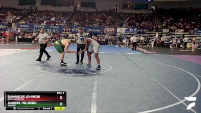 D 1 285 lbs Quarterfinal - Damarcus Johnson, East Ascension vs Gabriel Millbern, Walker