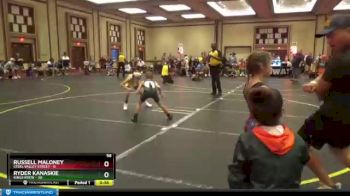 56 lbs Quarterfinals (8 Team) - Ryder Kanaskie, Kings Krew vs Russell Maloney, Steel Valley Street