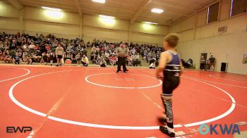 55 lbs Quarterfinal - Asa Gray, Talihina Youth Wrestling Club vs Wyatt Pugh, Viking Wrestling Club