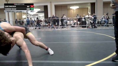 175 lbs Consi Of 8 #2 - Luke Sincock, Mat Demon vs Carson Shaw, Summit WC