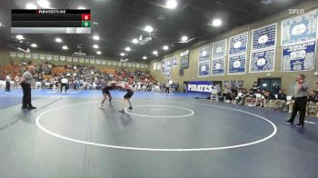 132 lbs Semifinals (4 Team) - Logan Camack, Paso Robles vs Maximino Gonzalez, Clovis East
