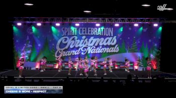 Cheers & More - Respect [2025 L6 Limited Coed - Small Day 2] 2025 Spirit Celebration Christmas Grand Nationals