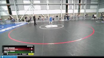 82 lbs Semifinal - Jude Zender, Team Real Life Wrestling vs Nikita Ceban, Canada