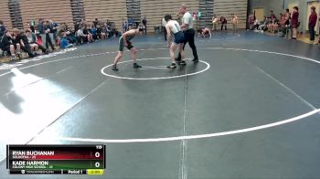 119 lbs Round 3: 3:00pm Fri. - Kade Harmon, Colony High School vs Ryan Buchanan, Soldotna