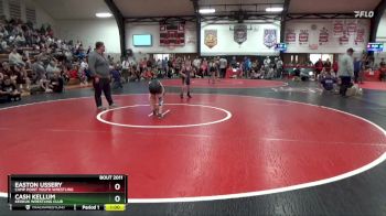 Quarterfinal - Easton Ussery, Camp Point Youth Wrestling vs Cash Kellum, Keokuk Wrestling Club