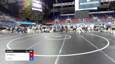 190 lbs Rnd Of 64 - Michael Boyle, OH vs Logan Tull, UT