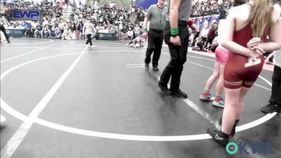 62 lbs Rr Rnd 2 - Clementina Zapata, OKC Saints Wrestling vs Lily Keith, Perry Wrestling Academy