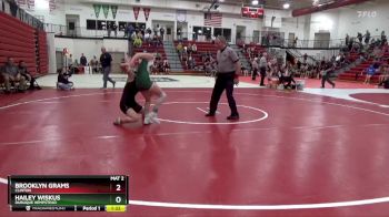 130 lbs 3rd Place Match - Brooklyn Grams, Clinton vs Hailey Wiskus, Dubuque Hempstead