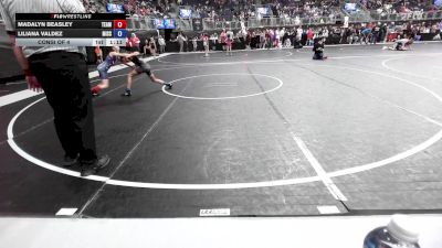 72.8-78.4 lbs Consi Of 4 - Madalyn Beasley, Team Piasa vs Liliana Valdez, Mission Wrestling