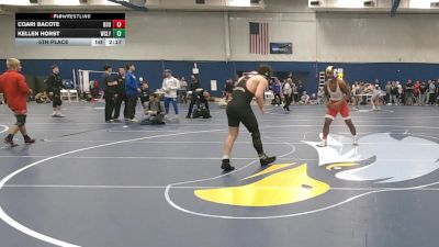 157 lbs 5th Place - Cqari Bacote, Bridgewater State vs Kellen Horst, Wesleyan (CT)