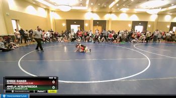 57 lbs Cons. Round 2 - Emree Rainer, Grantsville Wrestling Club vs Amelia Acquafredda, Aniciete Training Club