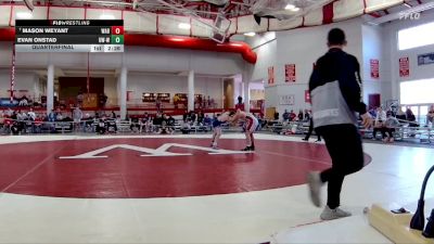 141 lbs Quarterfinal - Mason Weyant, Wabash vs Evan Onstad, Wisconsin-Whitewater