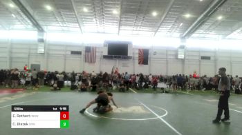 126 lbs Consi Of 8 #1 - Elijah Rothert, Osoway vs Conner Blazek, Grindhouse WC West