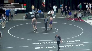 Champ. Round 1 - Cooper Bernard, Dakota Valley vs Sawyer Hegg, Madison
