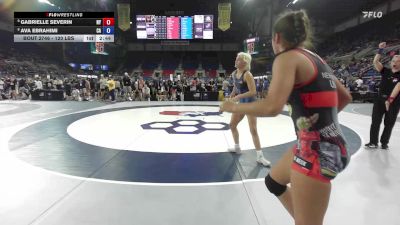 120 lbs Champ. Rd Of 16 - Gabrielle Severin, NY vs Ava Ebrahimi, CA
