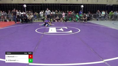 130 lbs Quarterfinal - Isaiah Womack, Baltimore vs Sid O'Donnell, Dallas