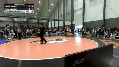 Junior Boys FS - 190 lbs Champ. Round 3 - Cole Torres, WA vs Asa Knutson, WA