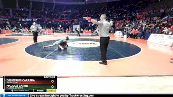 3A 106 lbs Cons. Round 3 - Maddox Garbis, Plainfield (North) vs Demetrios Carrera, South Elgin