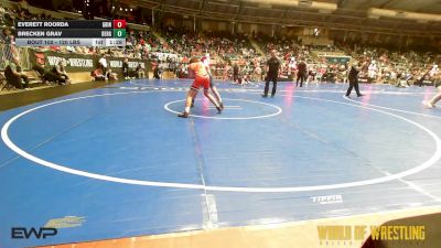 120 lbs 5th Place - Everett Roorda, Grindhouse vs Brecken Grav, Berge Elite Wrestling Academy