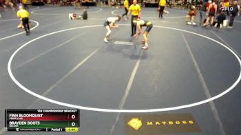 139 Championship Bracket Cons. Round 6 - Brayden Boots, Becker vs Finn Bloomquist, Prior Lake