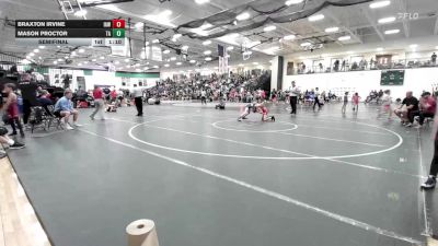75 lbs Semifinal - Braxton Irvine, Immortal Athletics WC vs Mason Proctor, Team Acrion