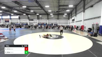 116 lbs Consolation - Angelo Ortiz, New Mexico Bad Boyz vs Cole Biter, Fafo