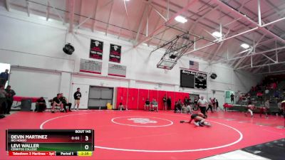 133 lbs Quarterfinal - Devin Martinez, Rio Hondo vs Levi Waller, Cerritos College