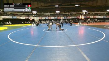 120 lbs Quarters & Wb (16 Team) - Cole Perrin, Delaware Military Academy vs Logan Keese, Poquoson