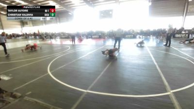 58 lbs Consi Of 8 #2 - Taylor Autore, No Team vs Christian Valdivia, SoCal Hammers