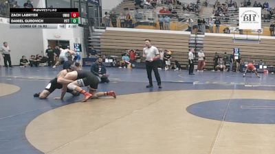 184 lbs Consi Of 16 #2 - Zach LaBryer, Unrostered - D1 WC vs Daniel Gurovich, Pittsburgh - UNATT