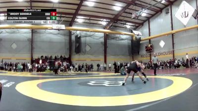 175 lbs Champ. Round 1 - Brody Sendele, Hononegah vs Colton Quinn, Christian Brothers Academy