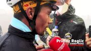 Primoz Roglic Got Stronger As The Day Went On Despite Weather