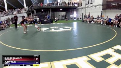 84 lbs Round 2 (6 Team) - Summer Crawley, Wisconsin vs Avery Riley, Ohio