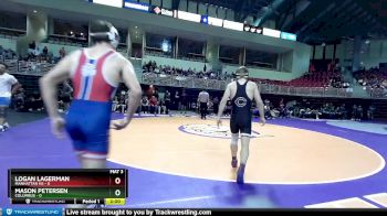 150 lbs 4th Wrestleback (16 Team) - Logan Lagerman, Manhattan HS vs Mason Petersen, Columbus